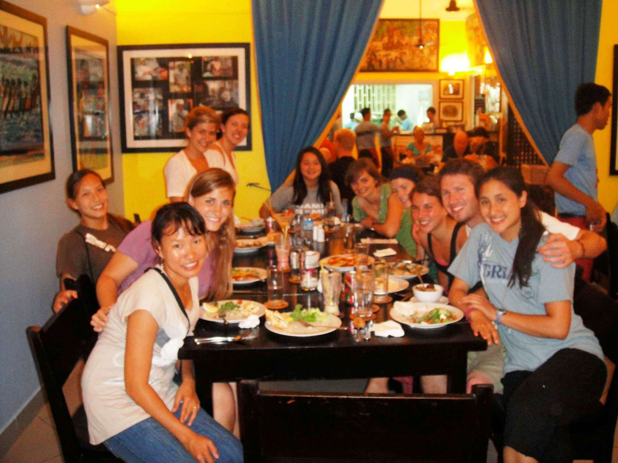 University trips group picture