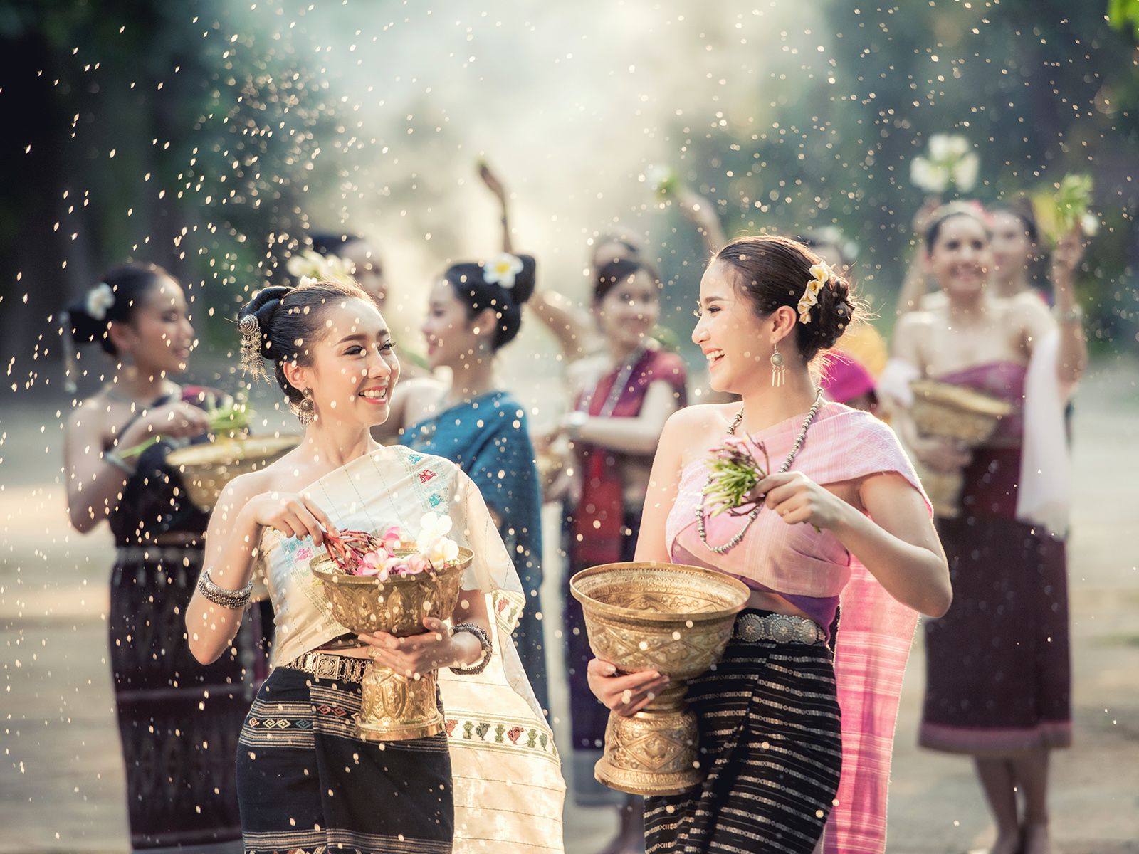 Vientiane Laos Songkran festival 