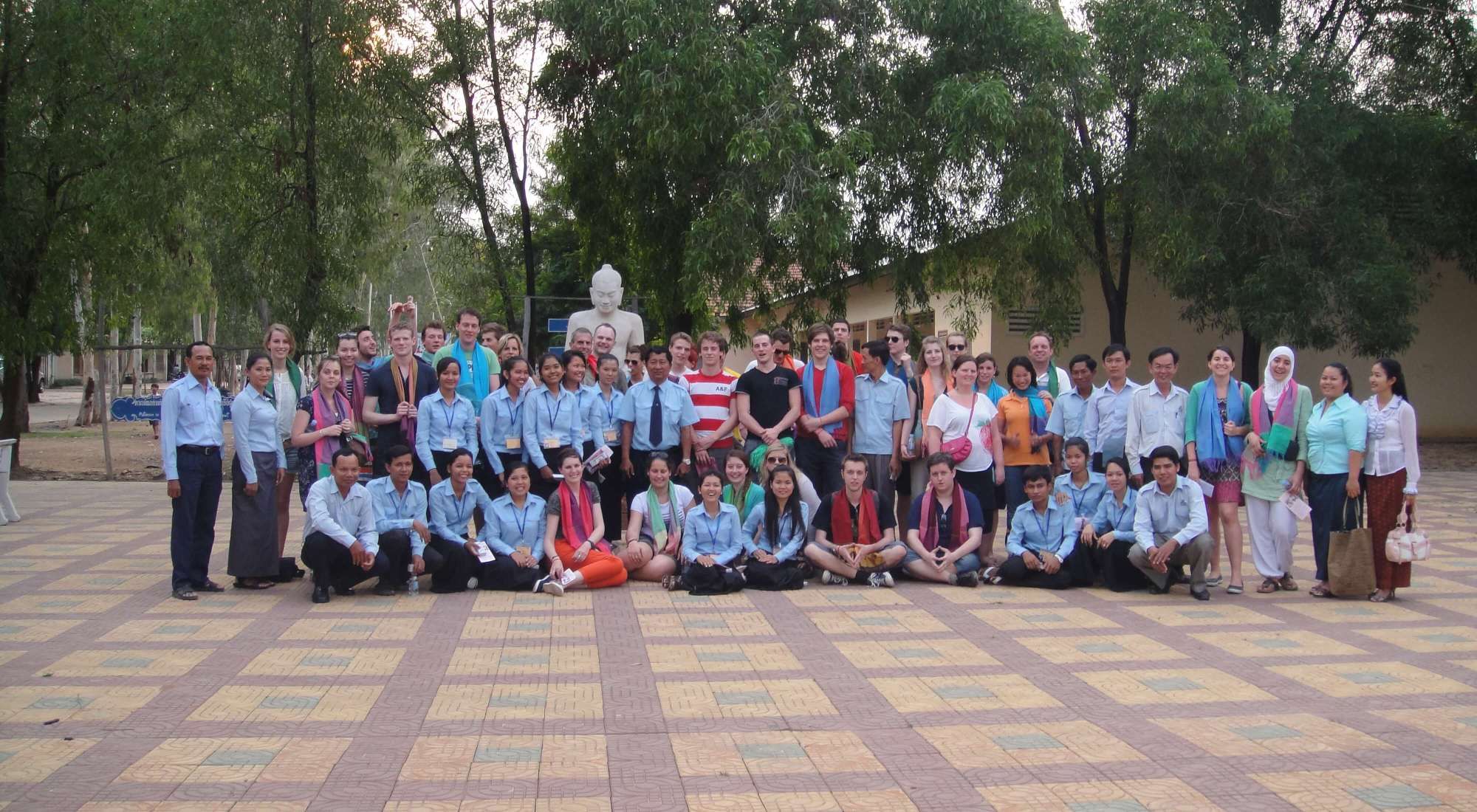 International Students in Vietnam with belgium students