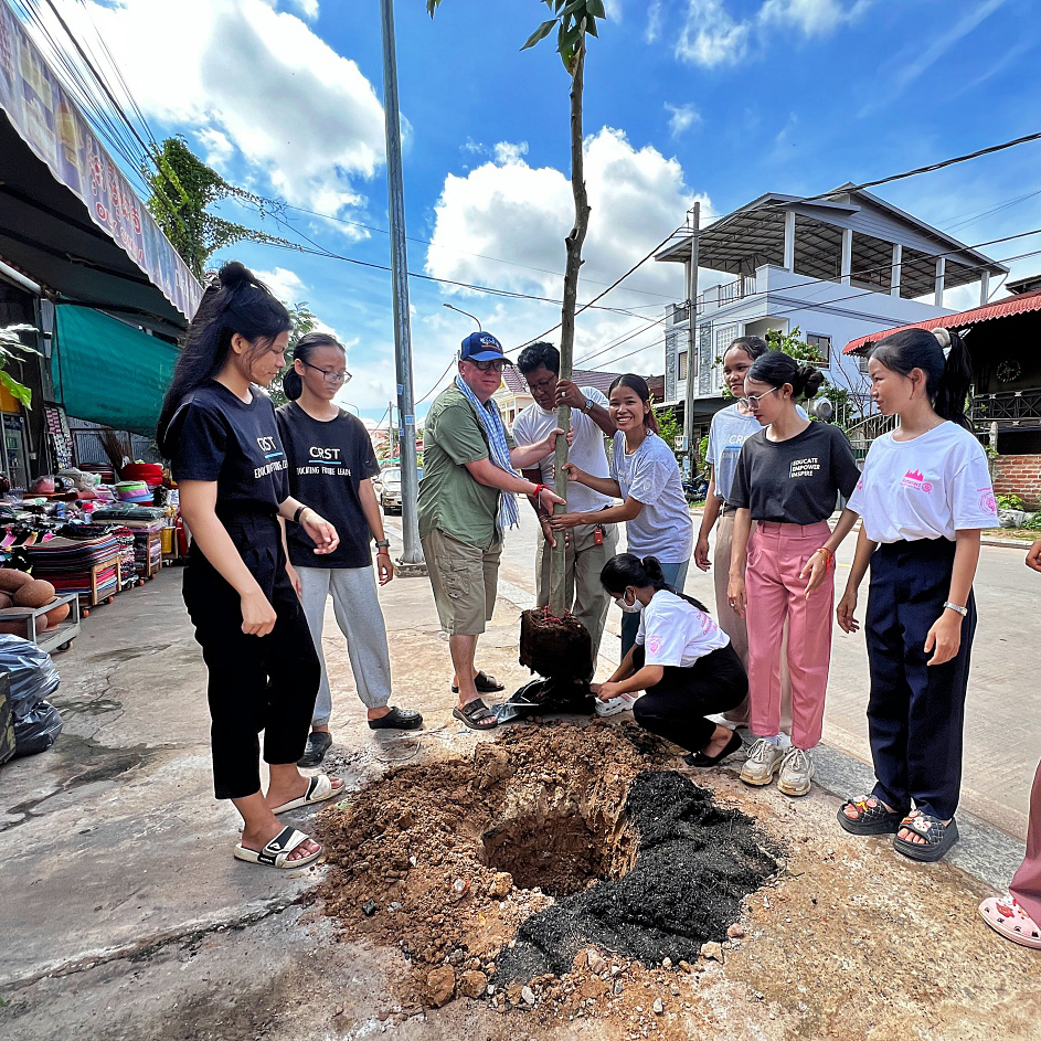 tree planting Siem Reap