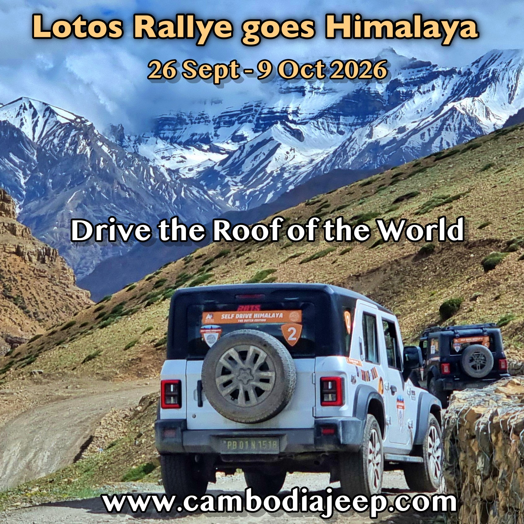 Self drive jeep tour in the Himalaya