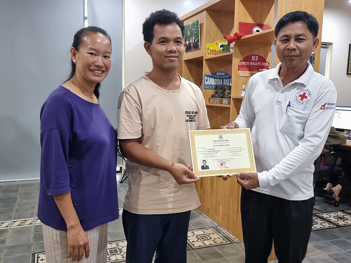 Red cross first aid training