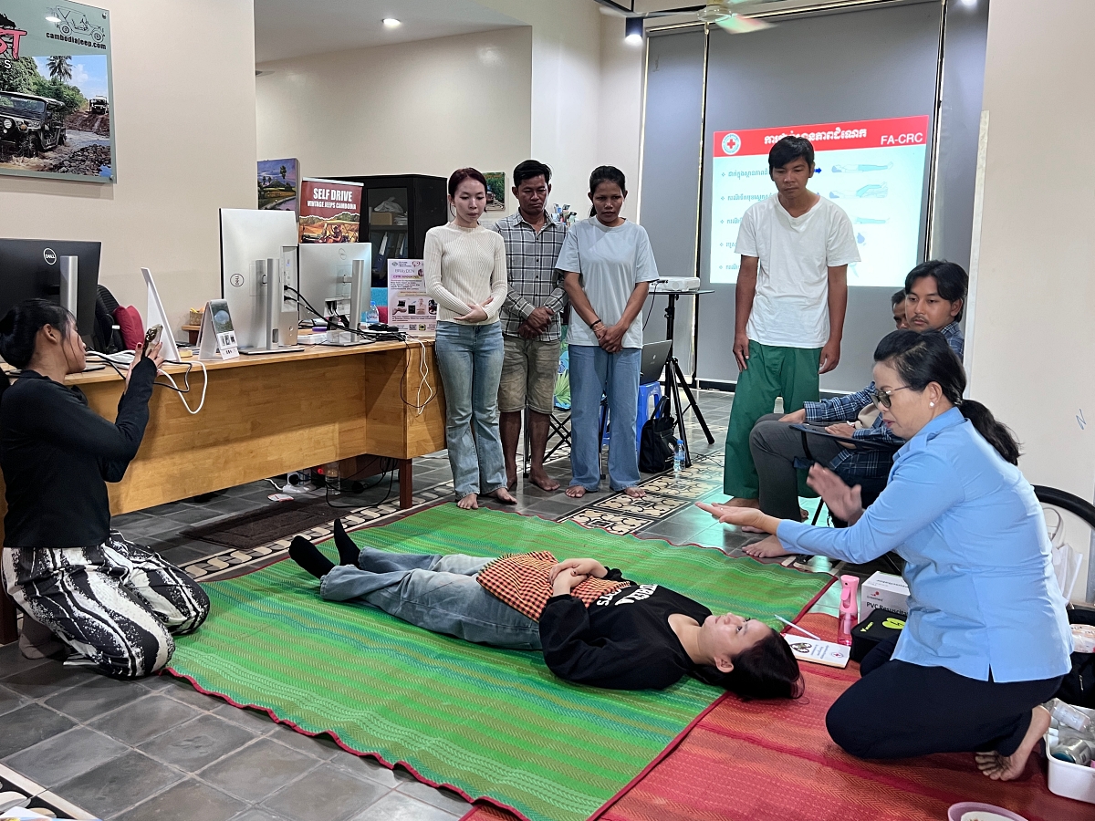 Red cross first aid training