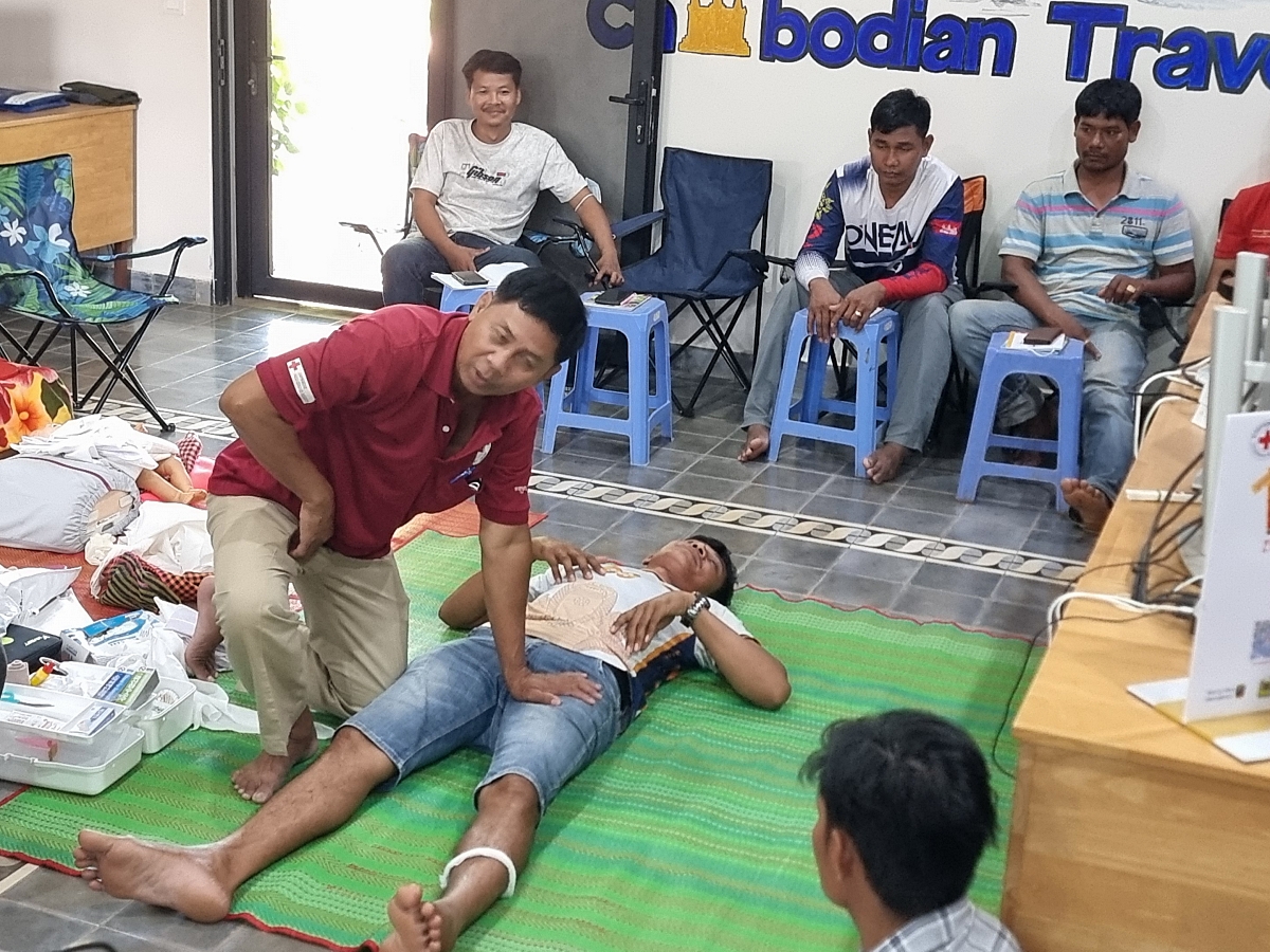 Red cross first aid training