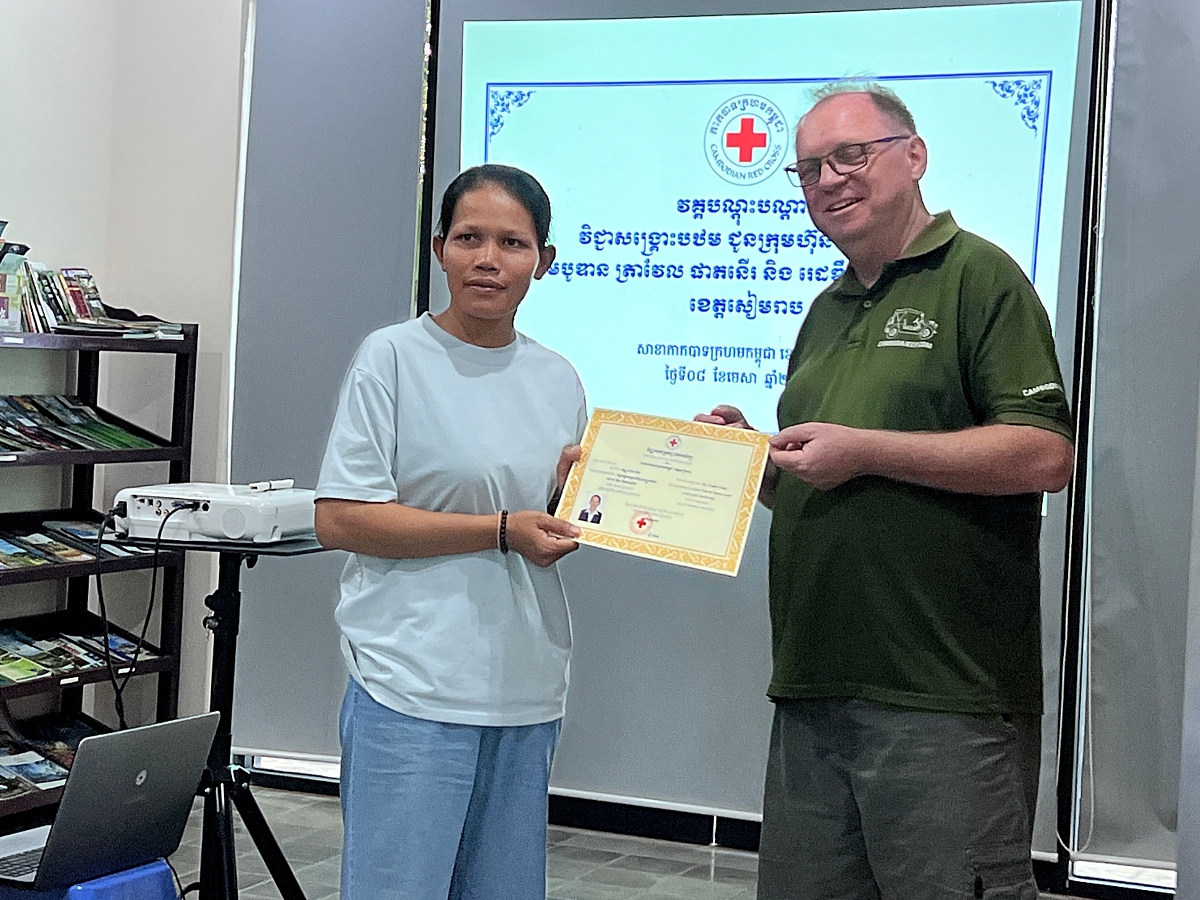Red Cross First Aid training