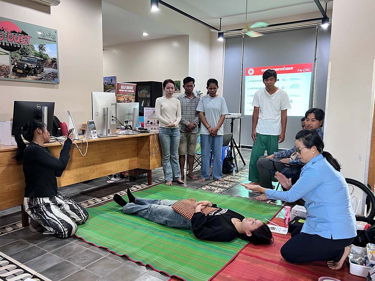 First aid training