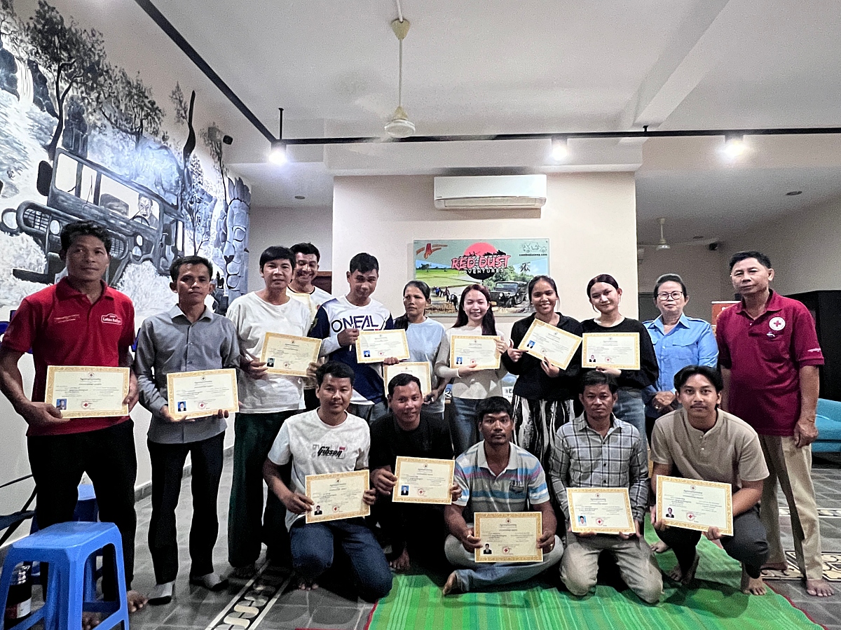 First aid training red cross