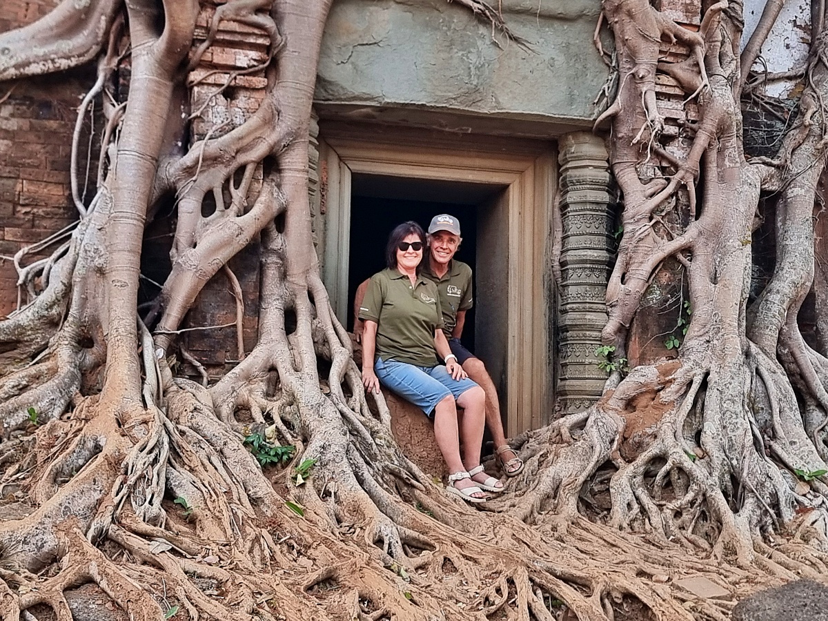 Less tourists in Cambodia