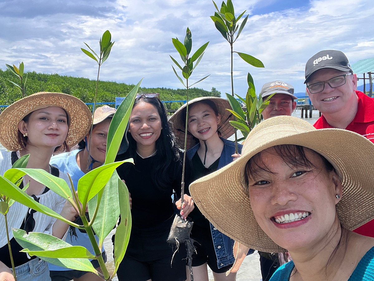 Panting mangrove in Kampot